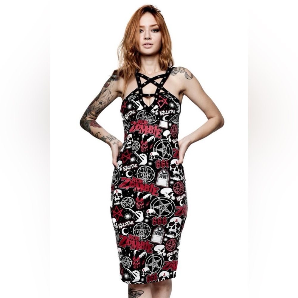 ROB ZOMBIE: DEMONOID
MIDI DRESS(BLACK) M